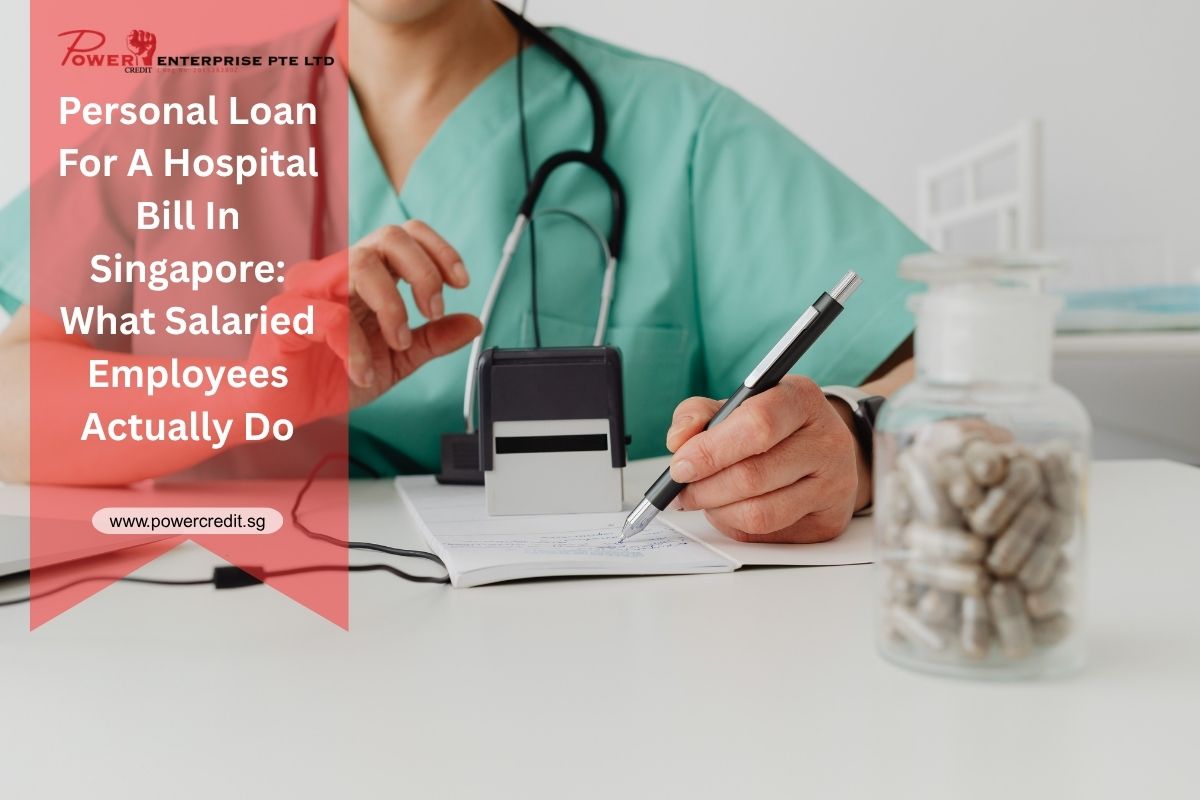 how a personal loan can help salaried employees with their medical bills that they cannot pay for now.